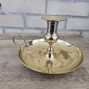 Vintage Brass Taper Holder